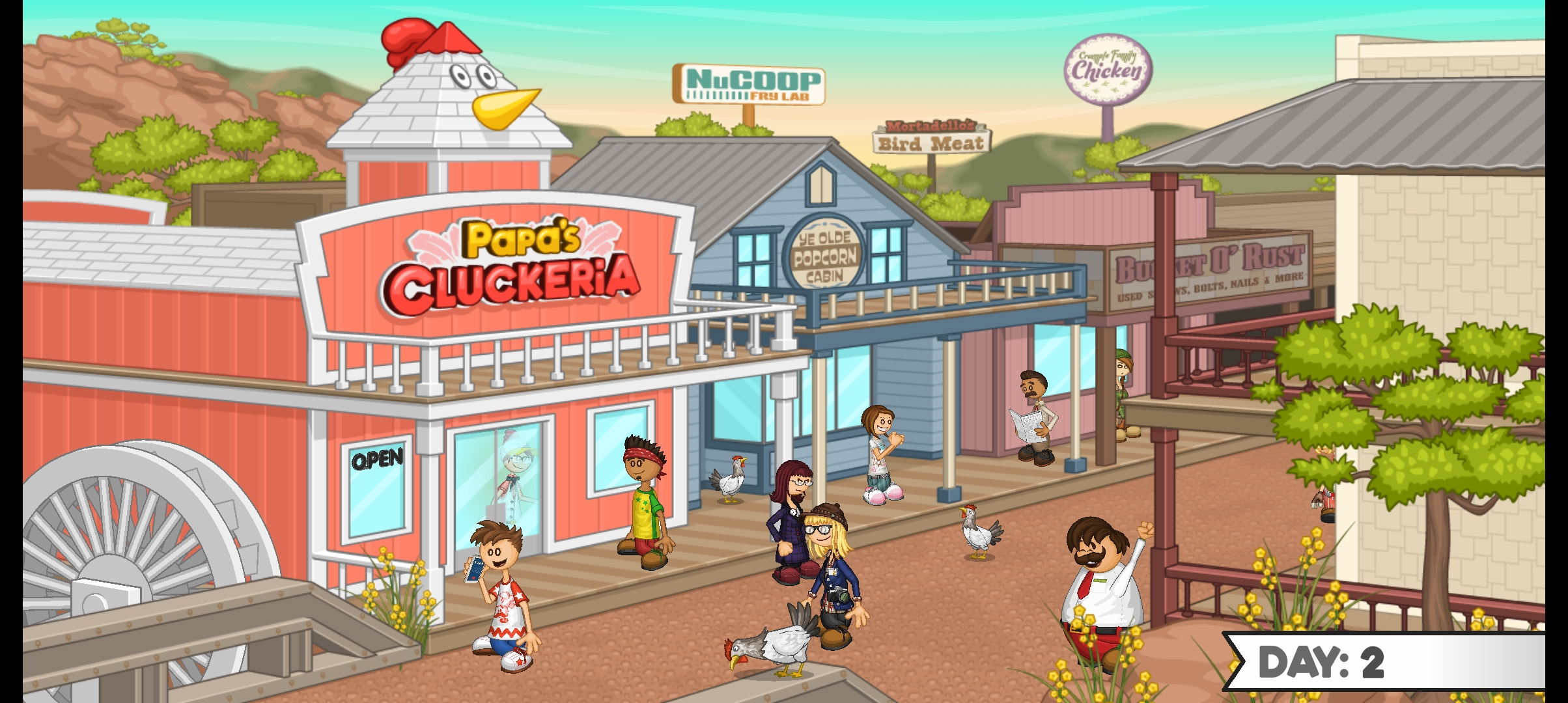 老爹炸鸡汉堡店无限金币版(Papas Cluckeria To Go)3
