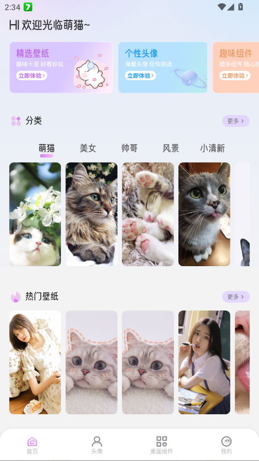 萌猫派对壁纸高清图片app0