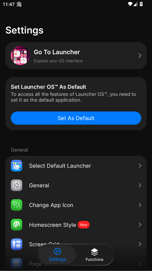 浣熊ios26启动器安卓版Launcher OS1
