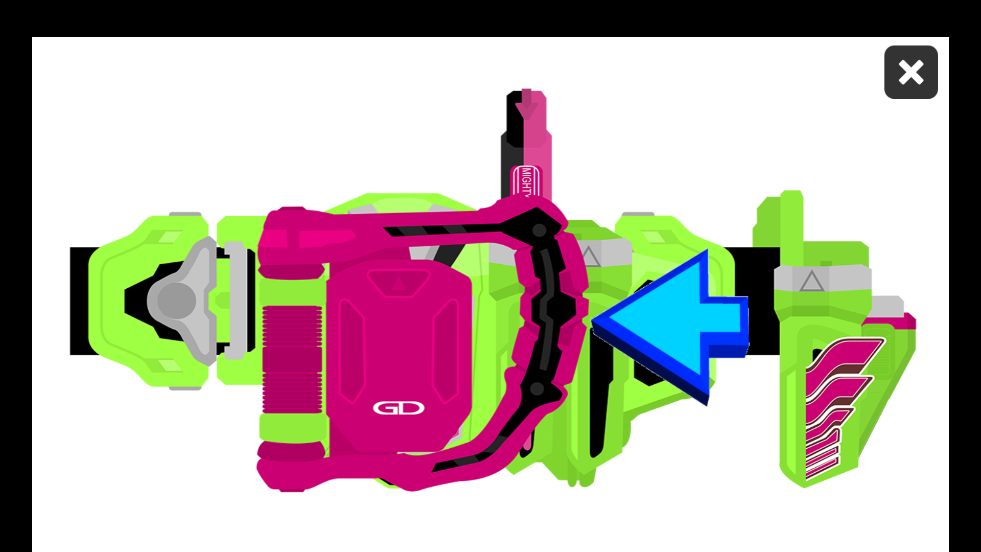 假面骑士艾克赛德变身腰带模拟器手机版Ex-Aid Henshin1