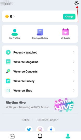Weverse app Weverse app