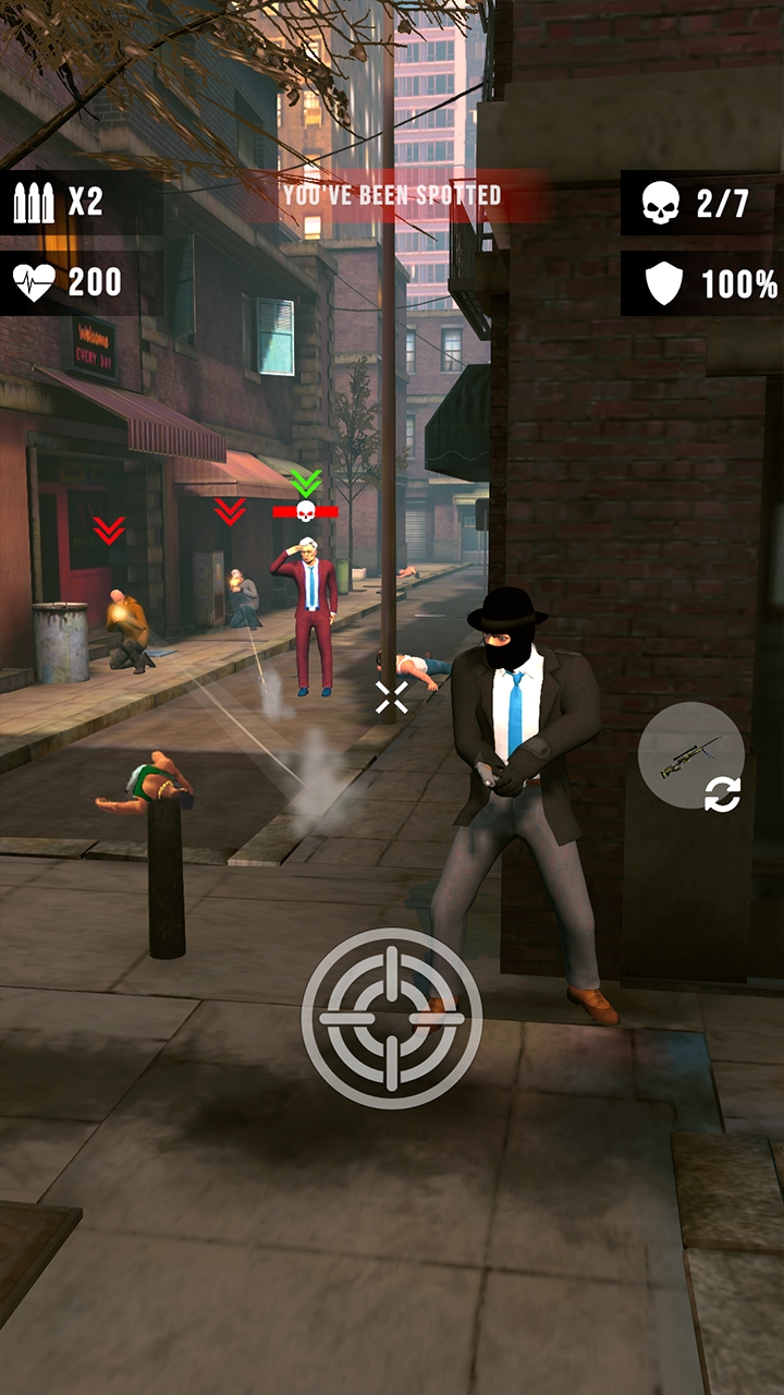 狙击手黑色组织游戏官方版Sniper Mafia : Gun Game 3D0