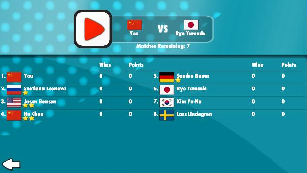 3D乒乓球联赛官方版(Table Tennis)1