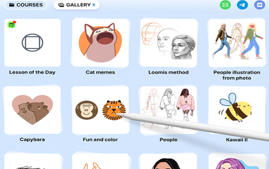 artworkout和陌生人一起画app