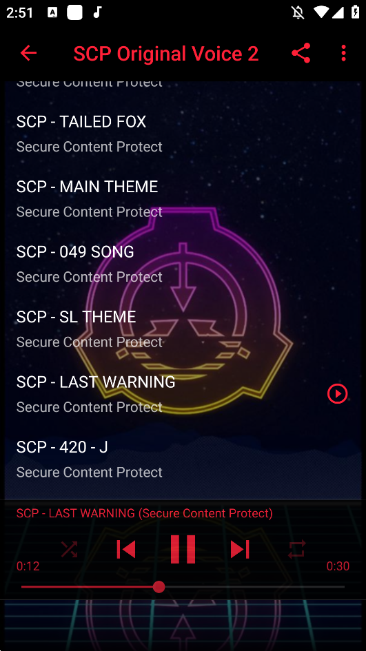 SCP生物声音app手机版SCP Original Voice & Sound Offline0