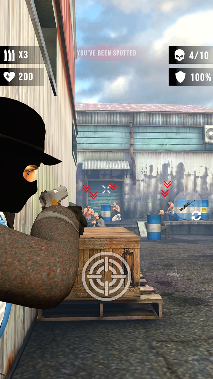 狙击手黑色组织游戏官方版Sniper Mafia : Gun Game 3D3