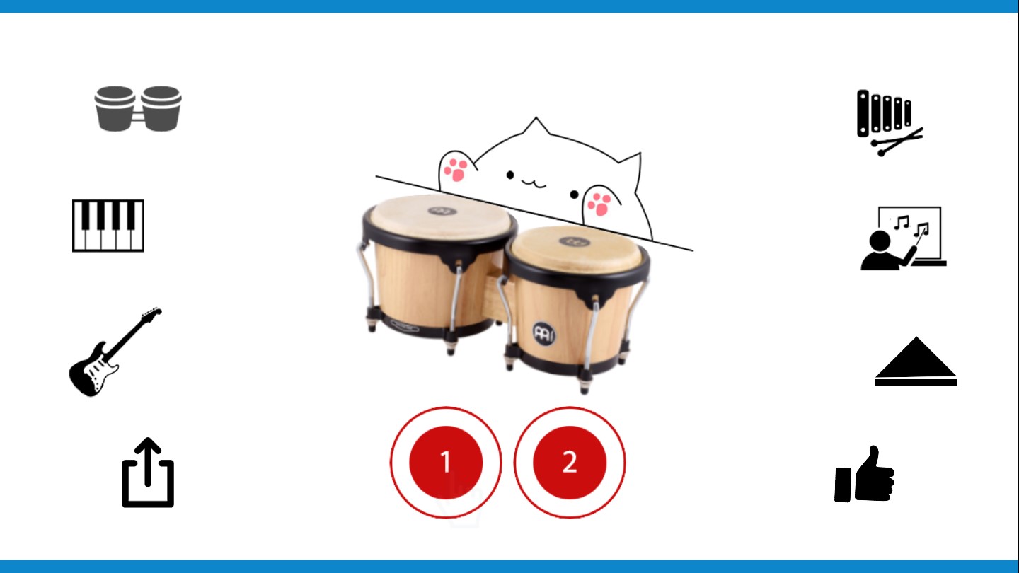 键盘猫手机版Bongo Cat Musical Instruments1