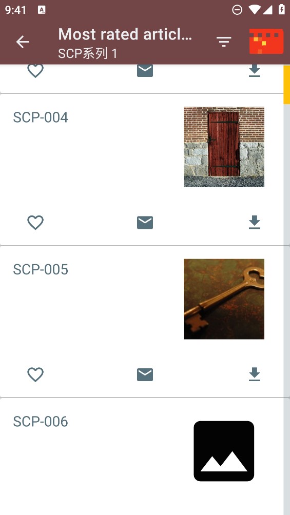 SCP数据库阅读器app官方版SCP Database Reader1