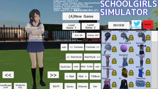 学校女生模拟器最新版School Girls Simulator Mod1