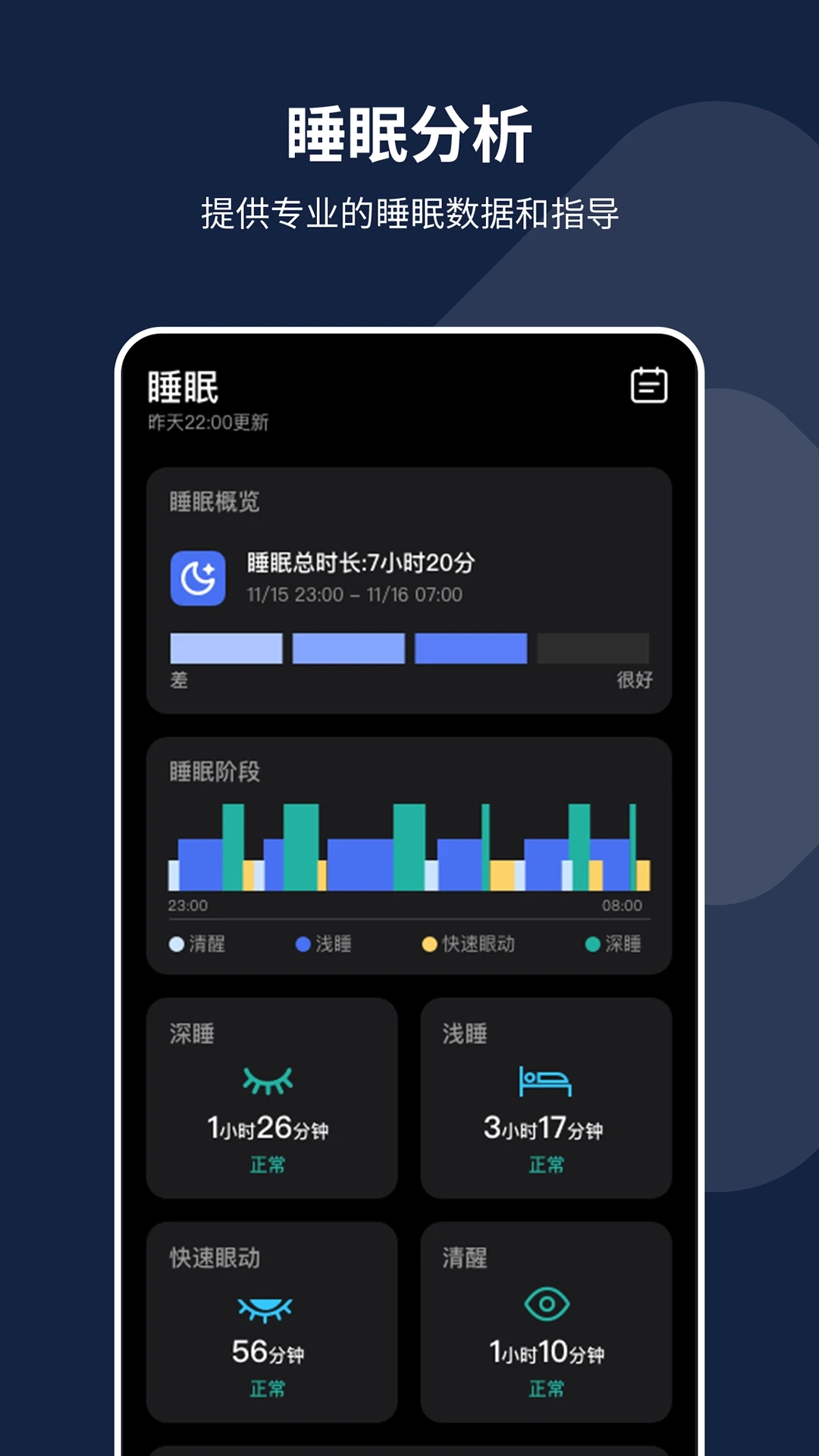 AIZO RING睡眠检测软件0