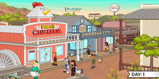 老爹炸鸡汉堡店无限金币版(Papa's Cluckeria To Go)