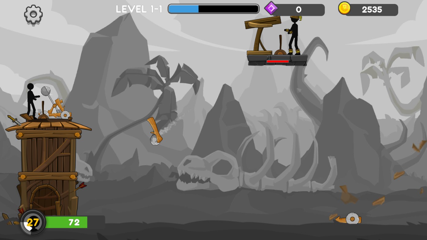 火柴人弹射器游戏手机版Catapult Fight3
