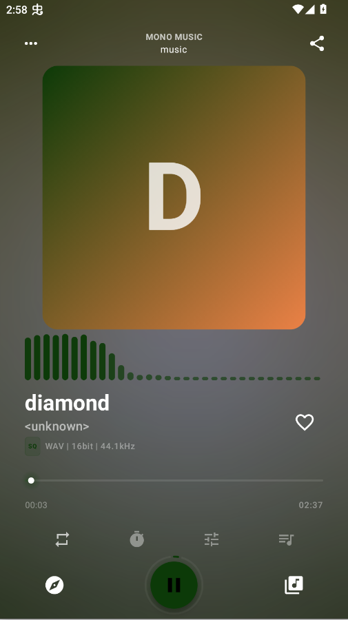 MonoMusic音乐播放器app1