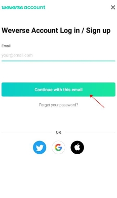 Weverse app Weverse app