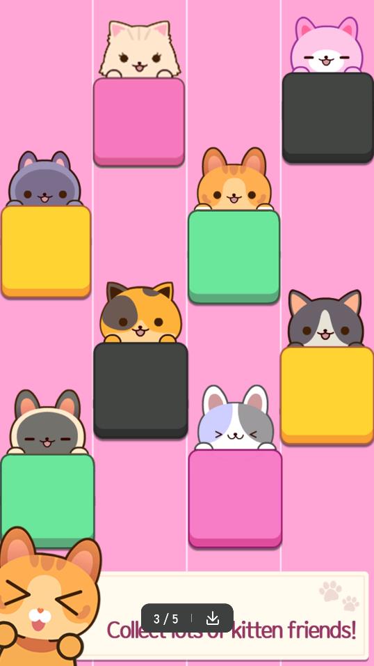 猫咪弹钢琴游戏Piano Cat Tiles2