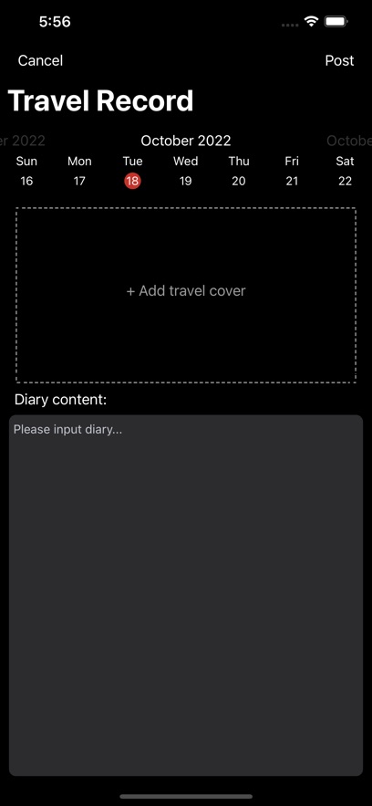 Travel Diary更新版本0