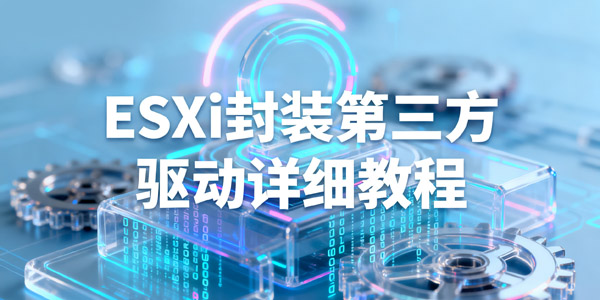 ESXi封装第三方驱动教程 esxi封装网卡驱动教学